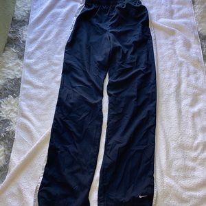 Nike Black & White Sweat Pants Embroidered Swoosh